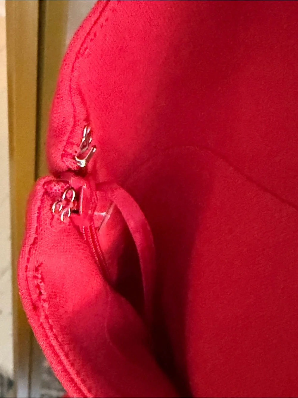 Likely Red Strappy V-Neck Mini Dress